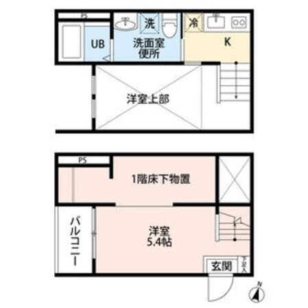 呼続駅 徒歩5分 1階の物件間取画像